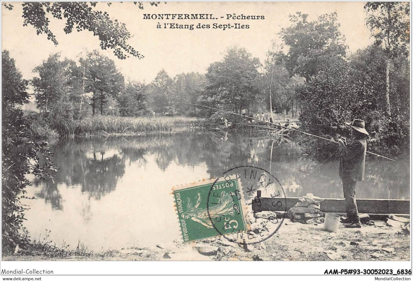 AAMP5-93-0419 - MONTFERMEIL - Pecheurs - A L'etang Des Sept Iles - Montfermeil