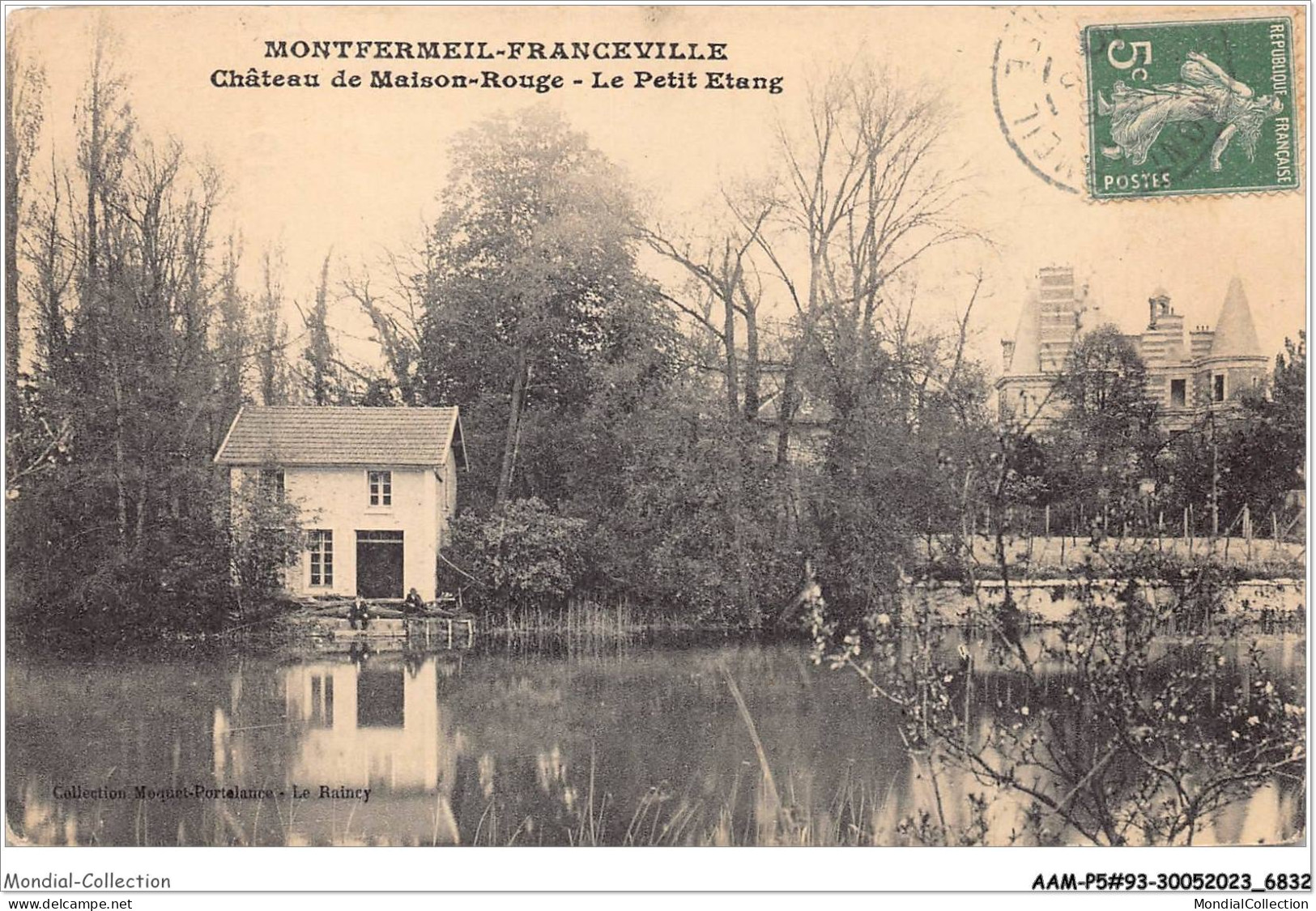 AAMP5-93-0417 - MONTFERMEIL - Franceville- Chateau De Maison-rouge-le Petit Etang - Montfermeil