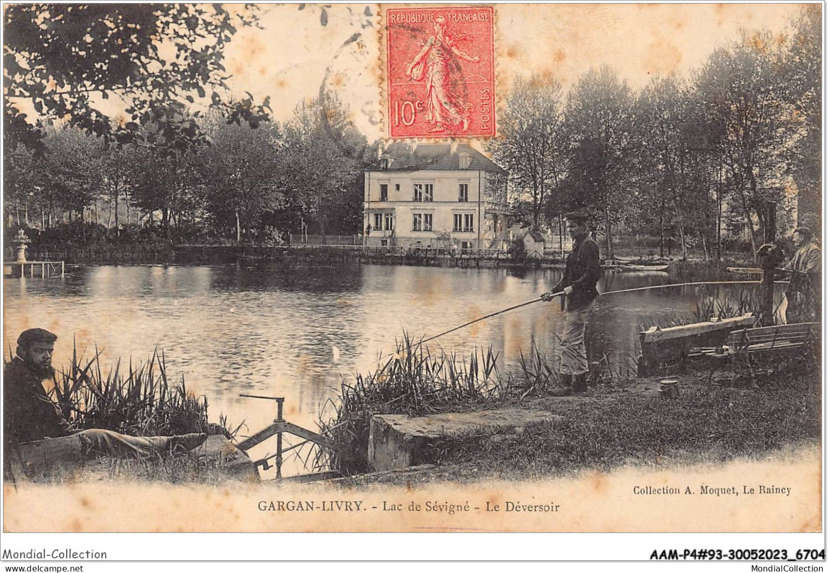 AAMP4-93-0353 - GARGAN - LIVRY -lac De Sevigne - Le Deversoir - Livry Gargan