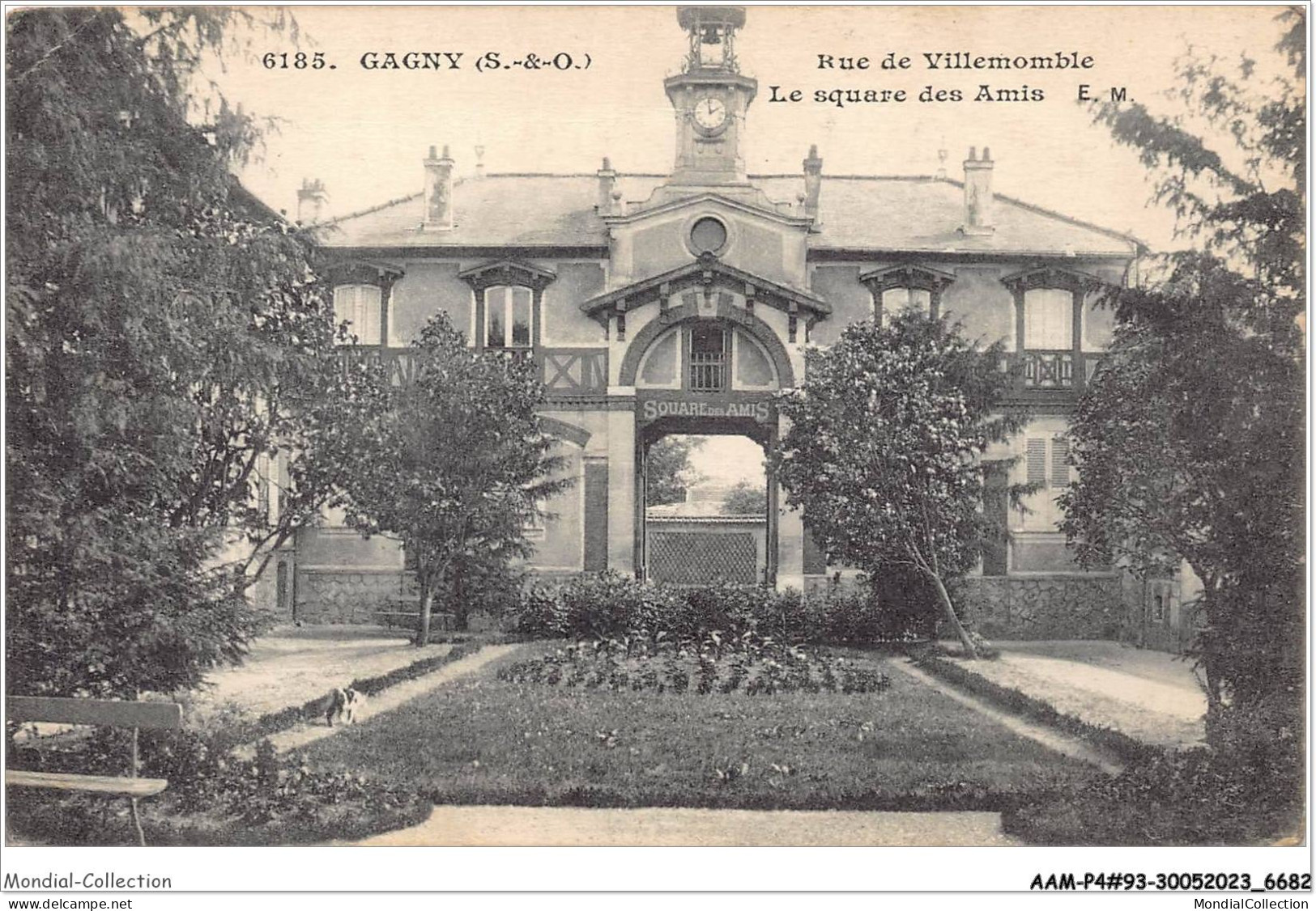 AAMP4-93-0342 - GAGNY -rue De VILLEMONBLE - Le Square Des Amis - Gagny