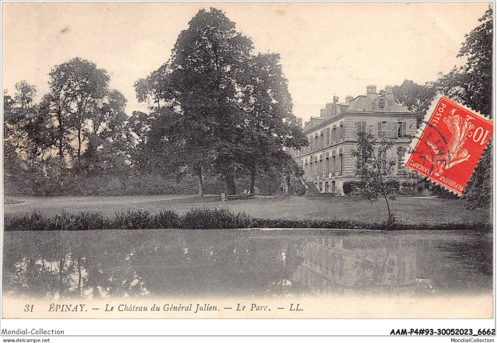 AAMP4-93-0332 - EPINAY-SUR-SEINE - Chateau Du General Julien - Le Parc - Autres & Non Classés
