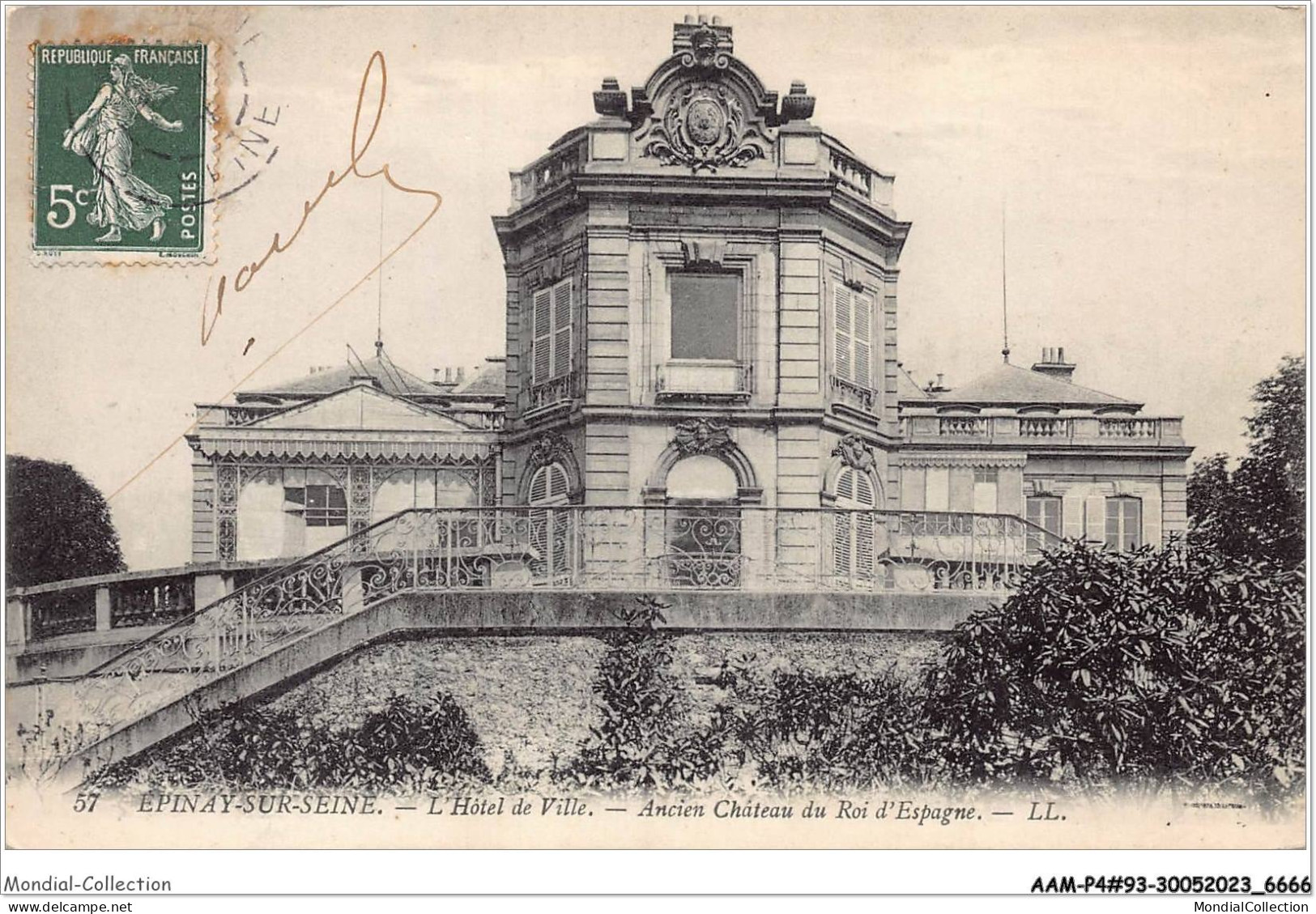AAMP4-93-0334 - EPINAY-SUR-SEINE -SUR-SEINE - Hotel De Ville - Ancien Chateau Du Roi D'espagne - Sonstige & Ohne Zuordnung