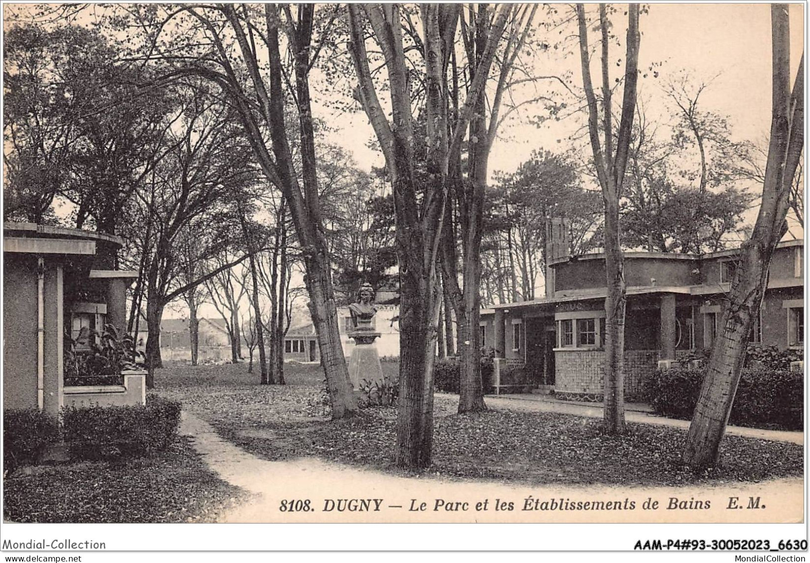 AAMP4-93-0316 - DUGNY - Le Parc Et Les Etablissements De Bains - Dugny
