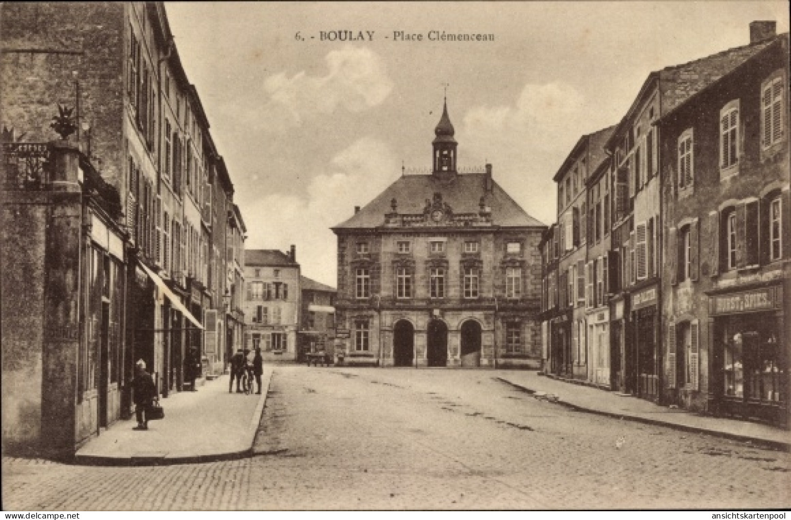 CPA Boulay Bolchen Lothringen Moselle, Place Clemenceau - Autres & Non Classés