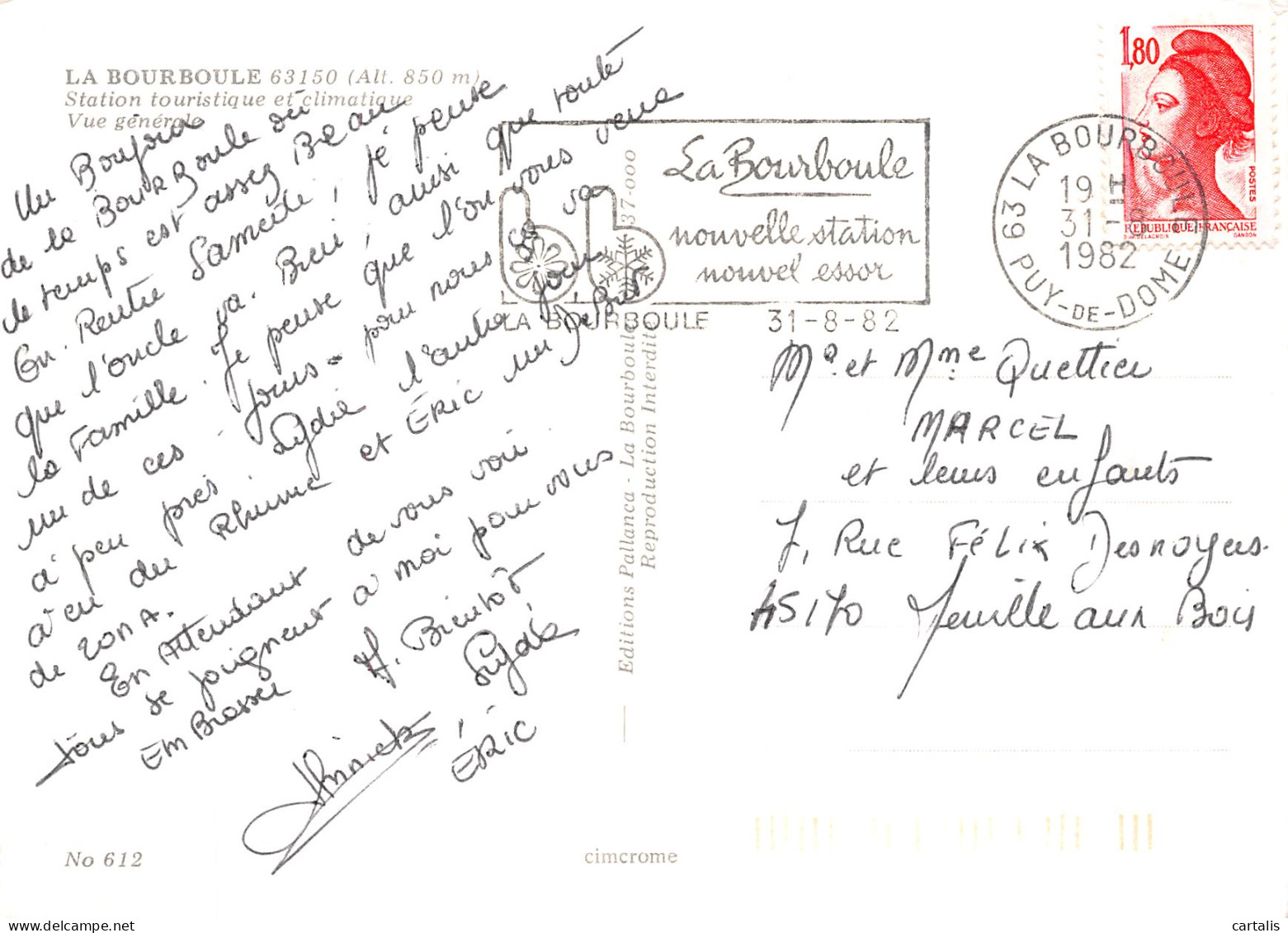 63-LA BOURBOULE-N° 4408-C/0211 - La Bourboule