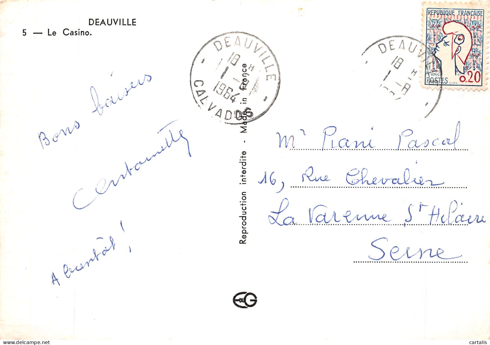 14-DEAUVILLE-N° 4408-C/0195 - Deauville