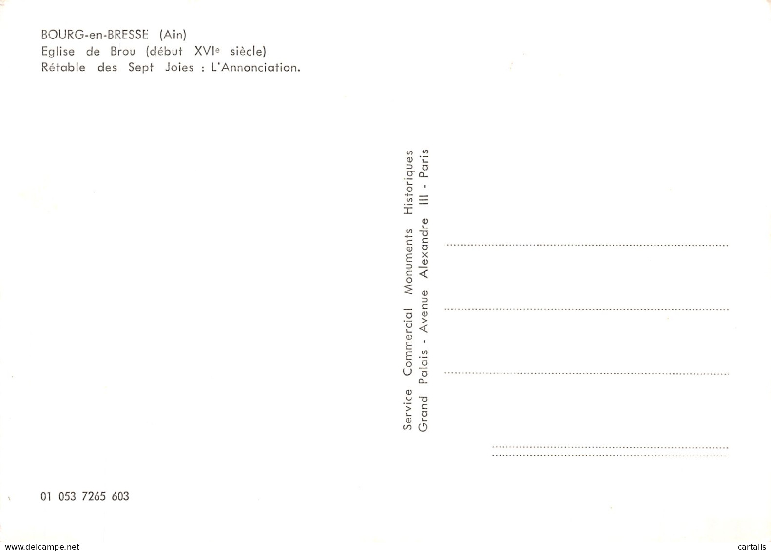 01-BOURG EN BRESSE-N° 4408-B/0363 - Altri & Non Classificati