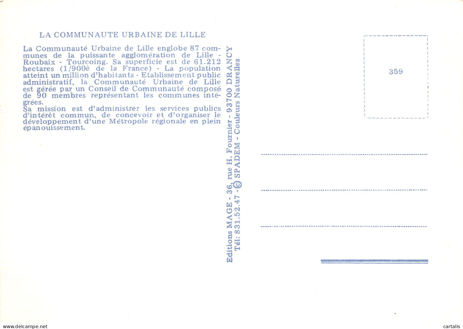 59-LILLE-N° 4408-A/0341 - Lille