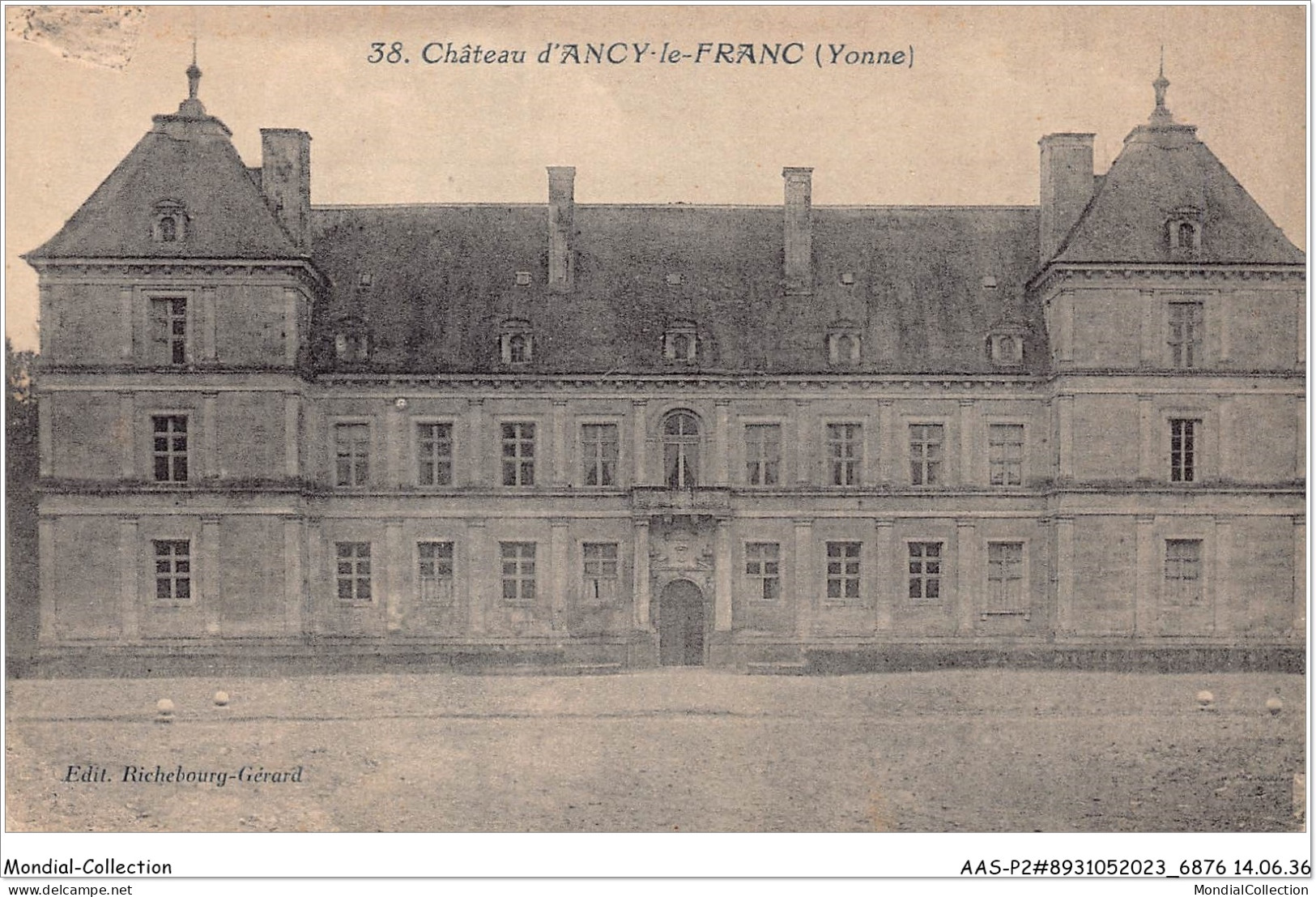AASP2-0164 - Chateau D'ANCY-LE-FRANC  - Ancy Le Franc