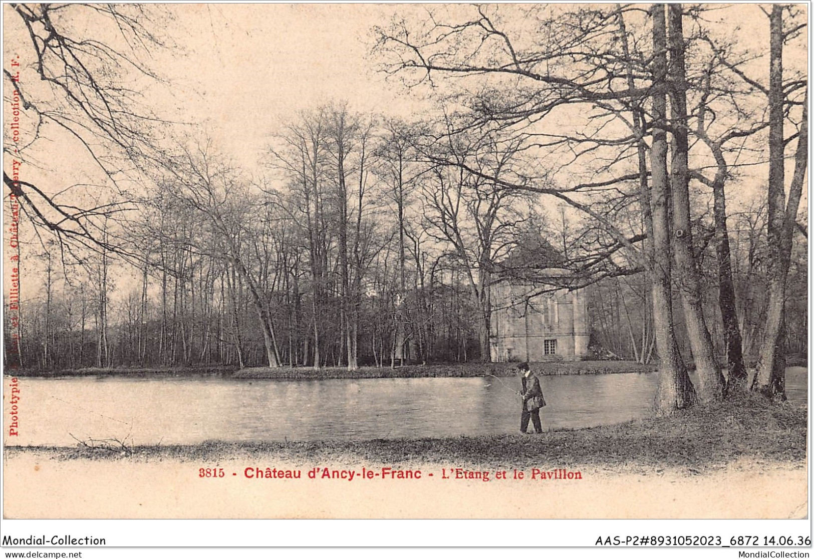 AASP2-0162 - Chateau D'ANCY-LE-FRANC - L'etang Et Le Pavillon - Ancy Le Franc