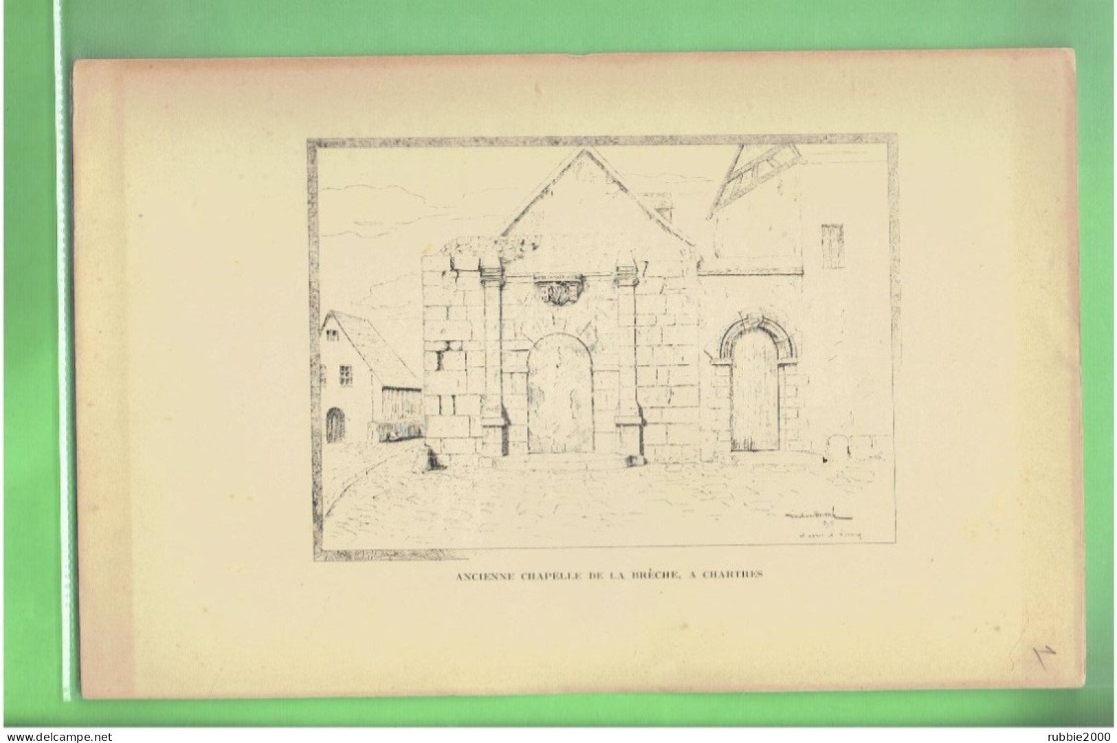 1897 CHARTRES ANCIENNE CHAPELLE DE LA BRECHE EURE ET LOIR - Centre - Val De Loire