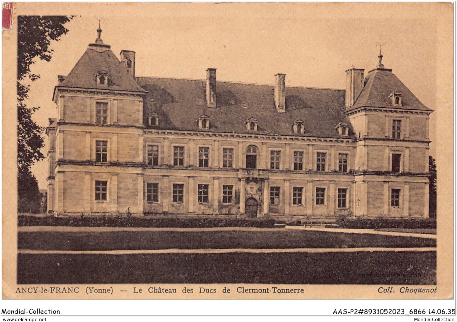 AASP2-0159 - ANCY-LE-FRANC - Chateau Des Ducs De Clermont-TONNERRE - Ancy Le Franc