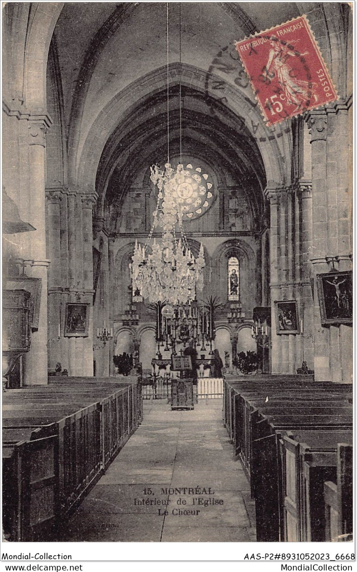 AASP2-0063 - MONTREAL - Interieur De L'eglise - Le Choeur - Montreal