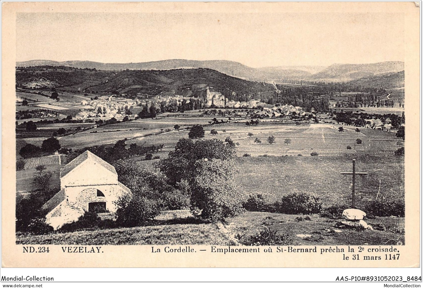 AASP10-0877 - VEZELAY - La Cordelle - Emplacement Ou St-bernard Precha La 2e Croissade - Vezelay