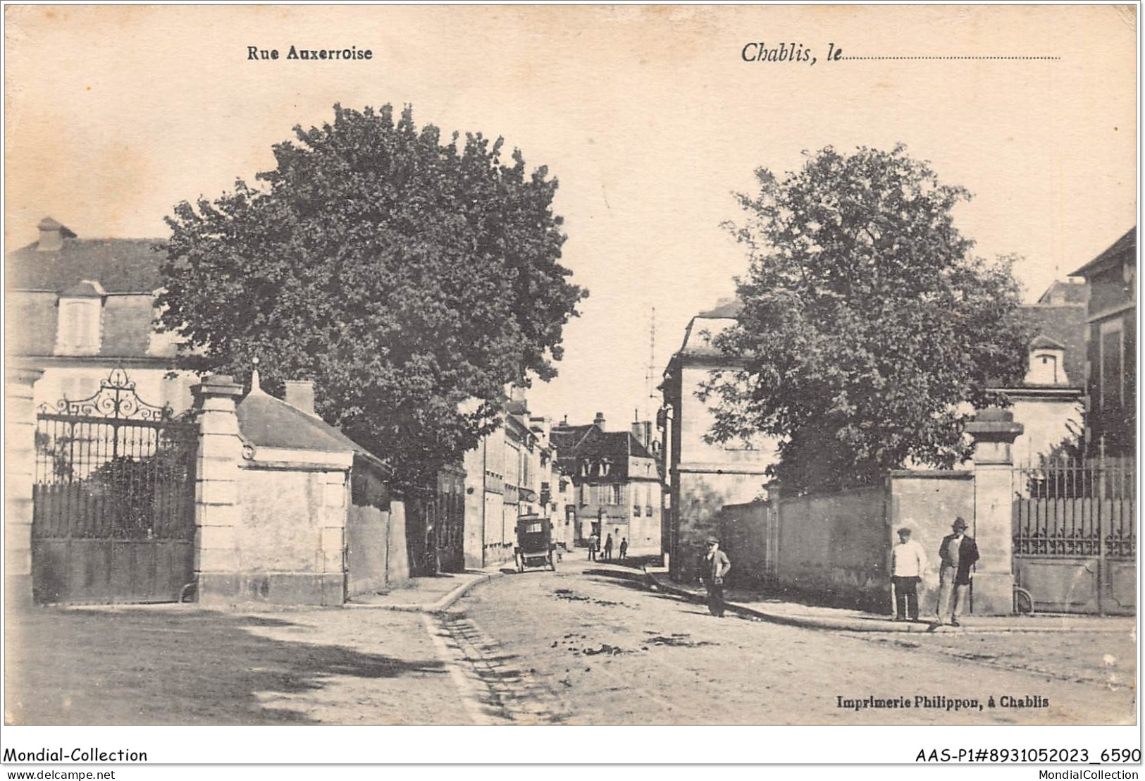 AASP1-0026 - CHABLIS - Rue Auxerroise - Chablis