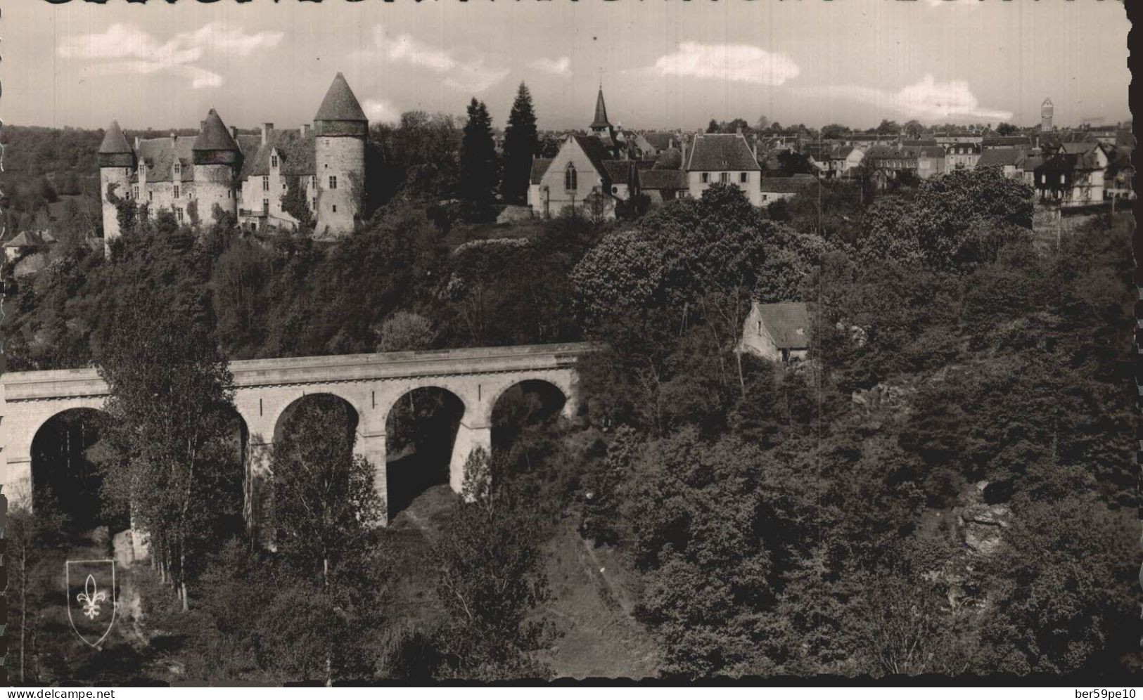 18 CULAN VUE GENERALE LE PONT ET LE CHATEAU - Culan