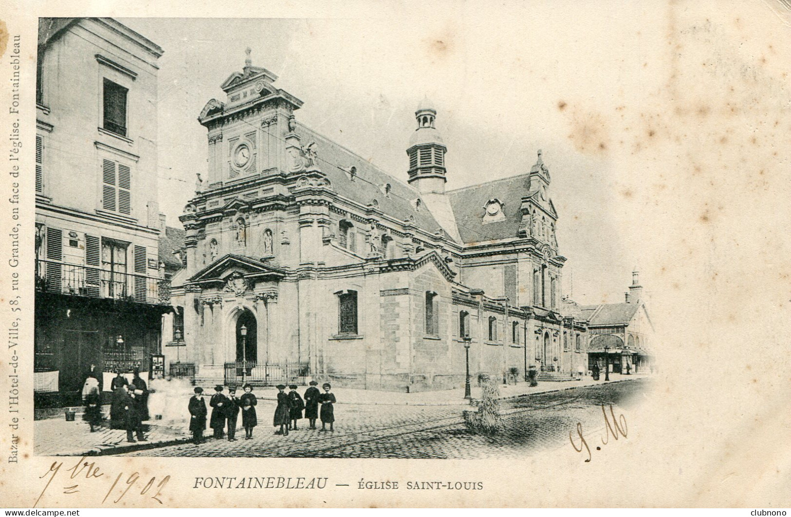 CPA - FONTAINEBLEAU - EGLISE SAINT-LOUIS (1902) - Fontainebleau