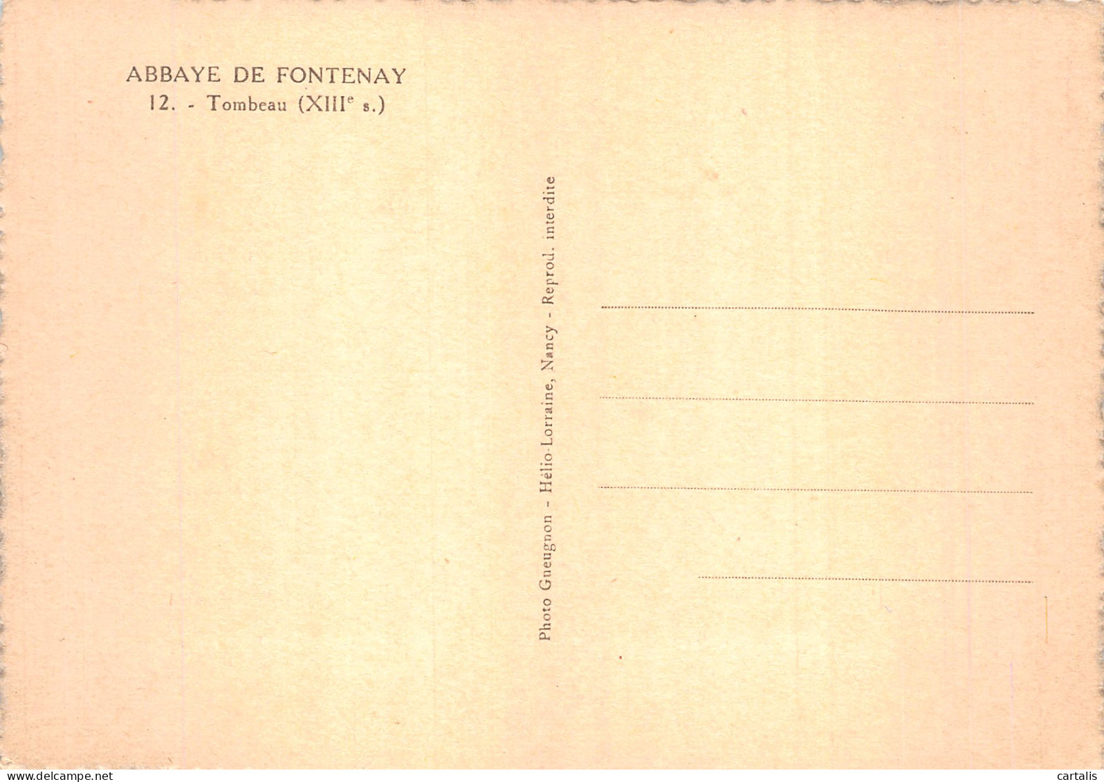 21-MONTBARD ABBAYE DE FONTENAY-N° 4408-D/0391 - Montbard