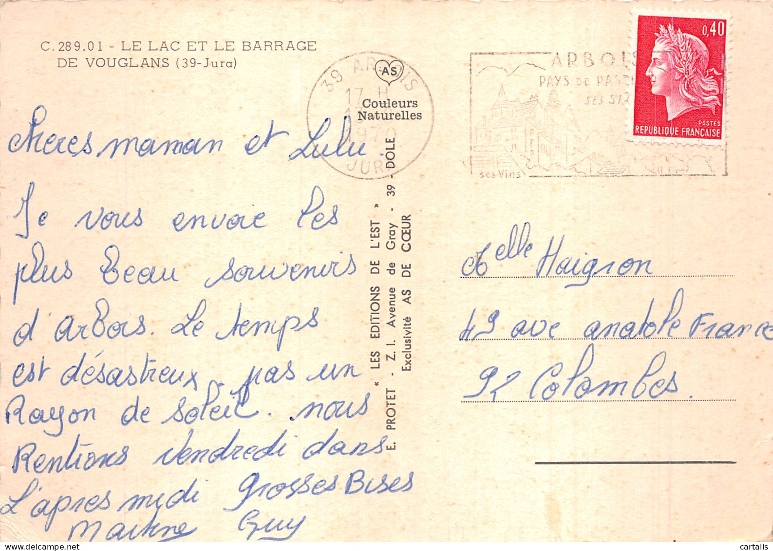 39-BARRAGE DE VOUGLANS-N° 4408-D/0373 - Other & Unclassified