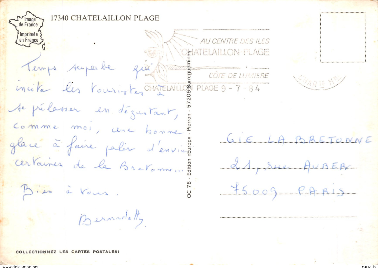 17-CHATELAILLON PLAGE-N° 4408-D/0339 - Châtelaillon-Plage