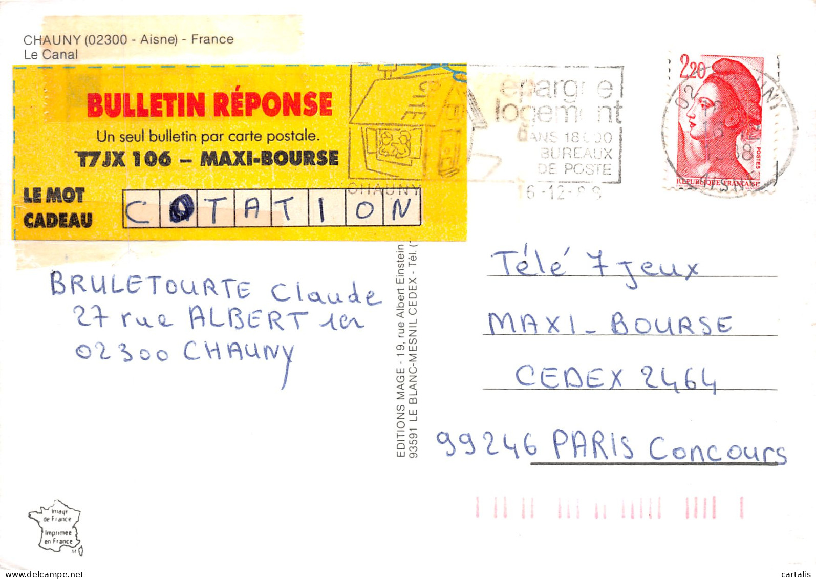 02-CHAUNY-N° 4408-D/0181 - Chauny