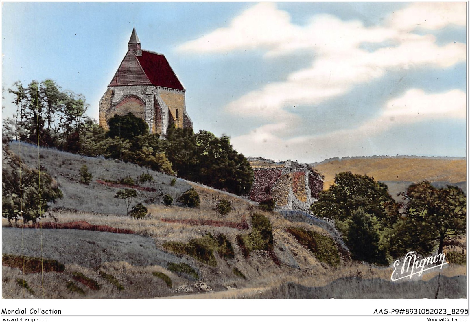 AASP9-0782 - SAINT-JULIEN-DU-SAULT - La Chapelle De Vauguilain Et Ses Remparts - Saint Julien Du Sault