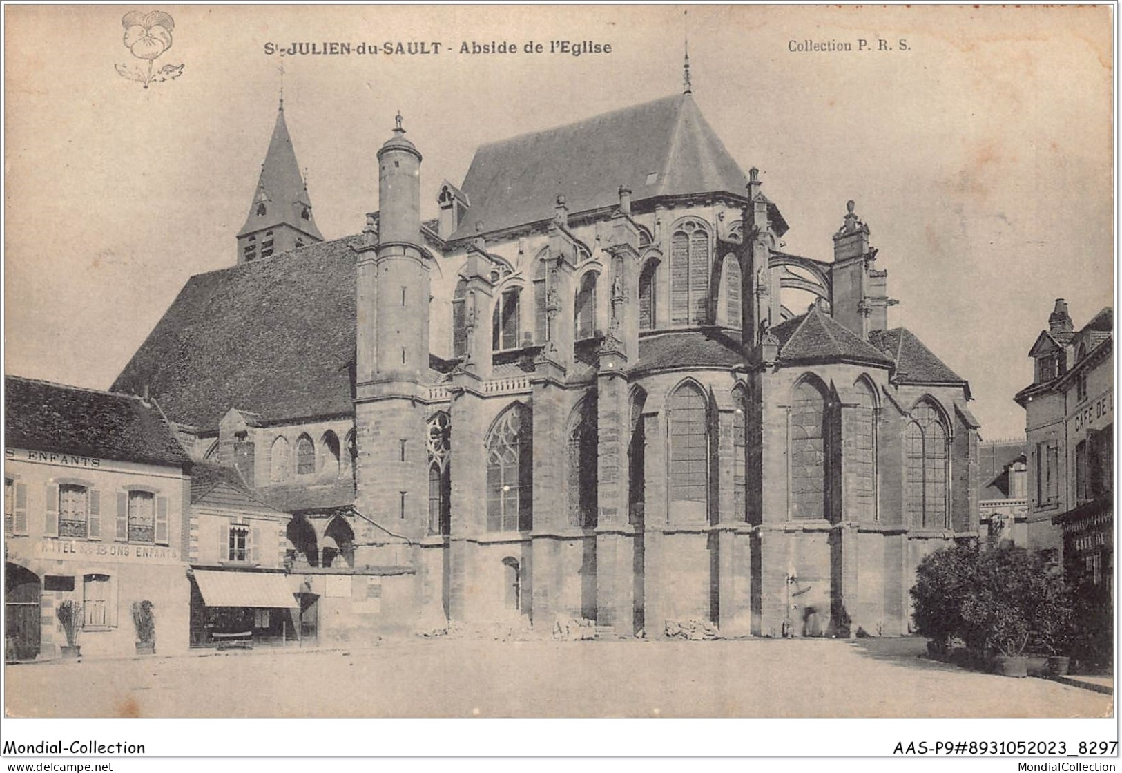 AASP9-0783 - SAINT-JULIEN-DU-SAULT - Abside De L'eglise - Saint Julien Du Sault