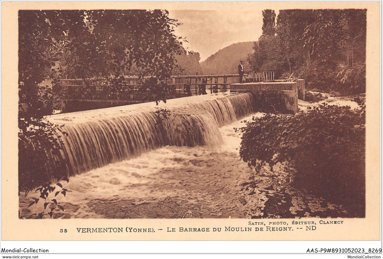 AASP9-0768 - VERMENTON - Le Barrage Du Moulin De Reigny - Vermenton