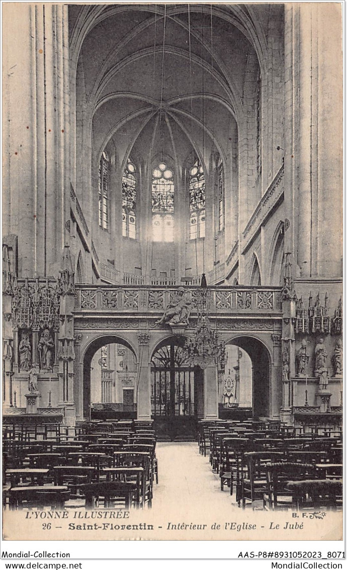 AASP8-0760 - SAINT-FLORENTIN - Interieur De L'eglise - Le Jubé - Saint Florentin