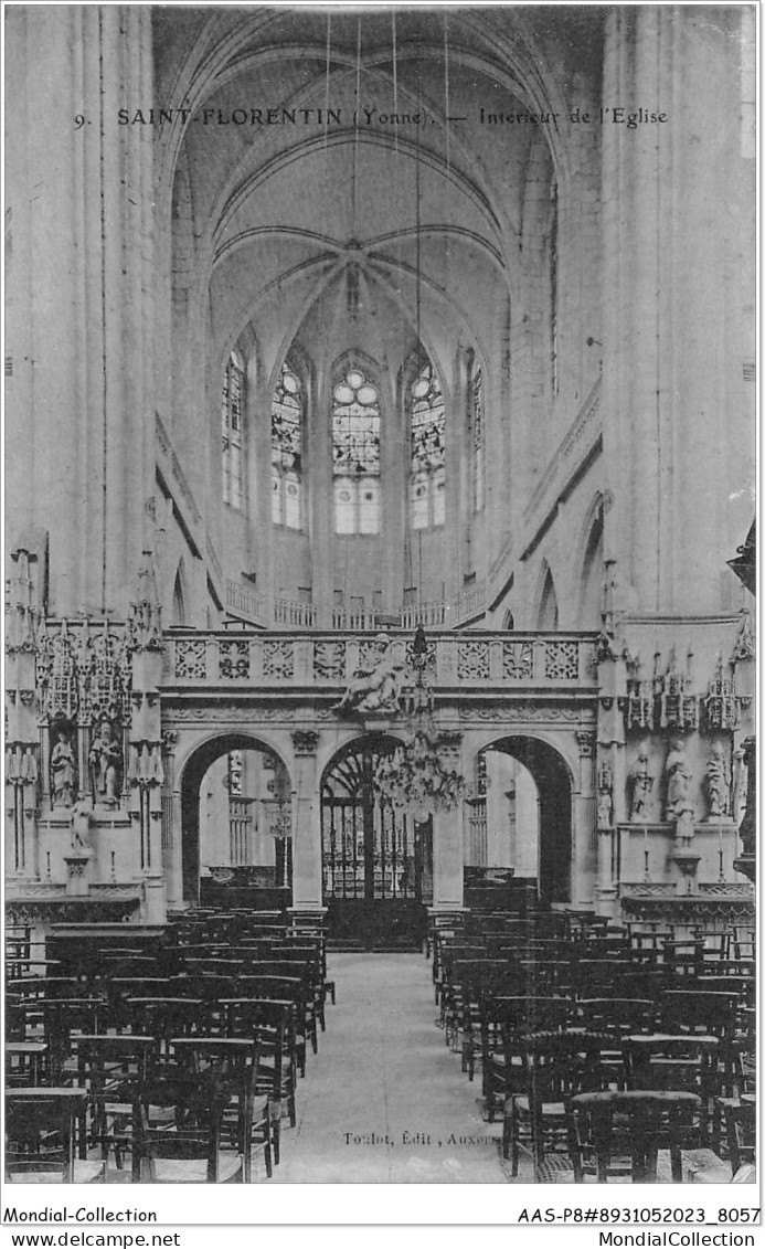 AASP8-0753 - SAINT-FLORENTIN - Interieur De L'eglise - Saint Florentin