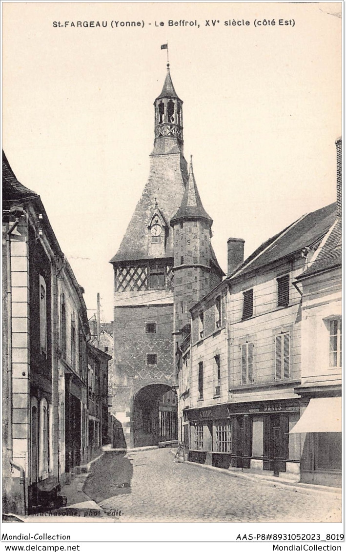 AASP8-0734 - SAINT-FARGEAU - Le Beffroi XVe Siecle - Saint Fargeau