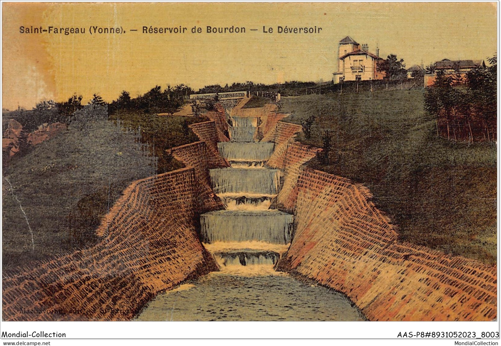 AASP8-0726 - SAINT-FARGEAU - Reservoir De Bourdon - Le Deversoir - Saint Fargeau