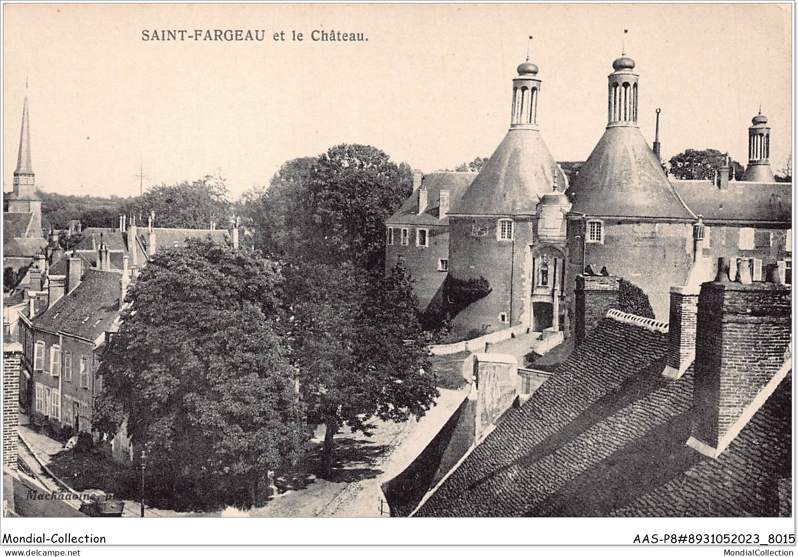 AASP8-0732 - SAINT-FARGEAU Et Le Chateau - Saint Fargeau