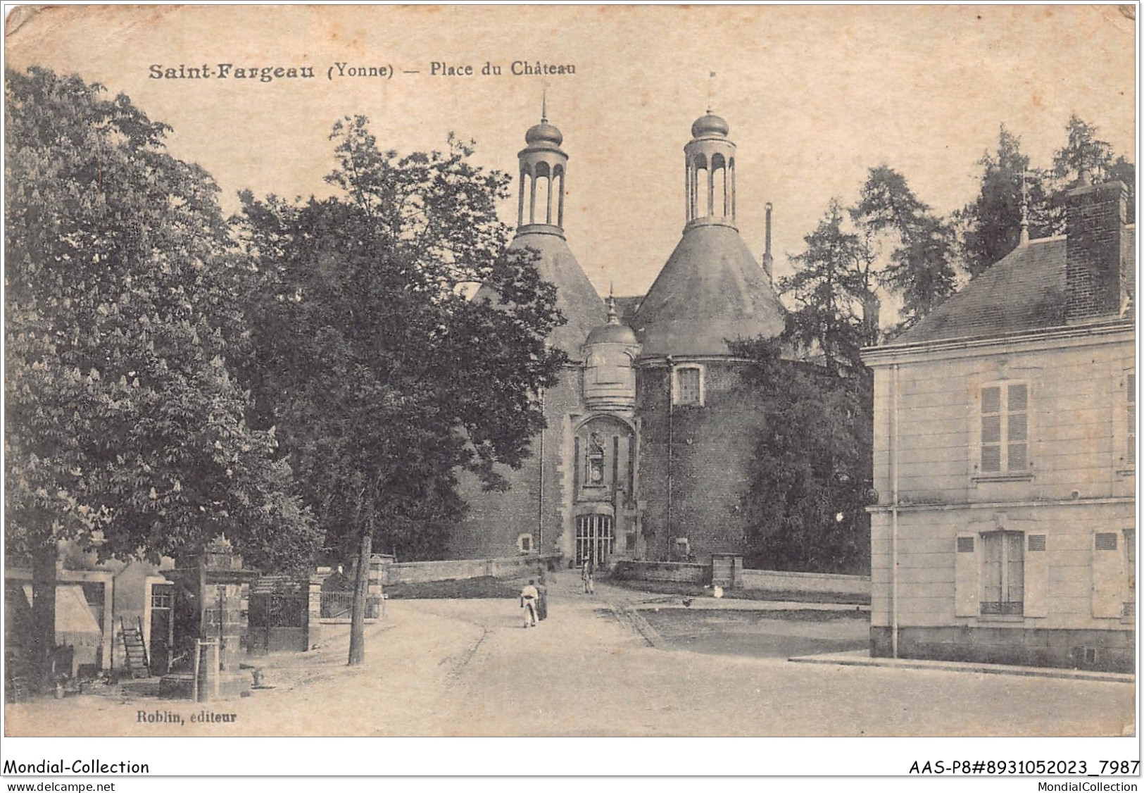 AASP8-0718 - SAINT-FARGEAU - Place Du Chateau - Saint Fargeau