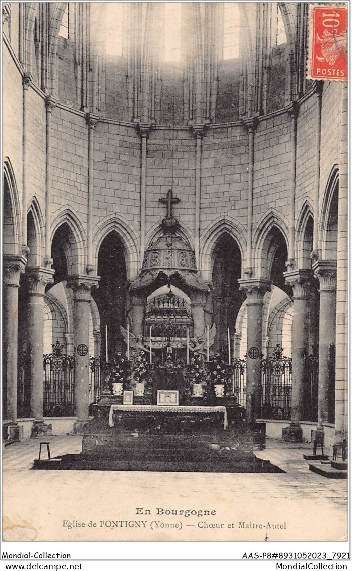 AASP8-0685 - Eglise De PONTIGNY - Choeur Et Maitre-autel - Pontigny