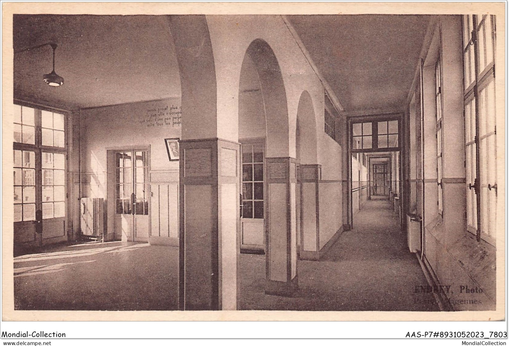 AASP7-0626 - MIGENNES - Groupe Scolaire - Paul Fourrey - Vestibule - Vue D'un Couloir - Migennes