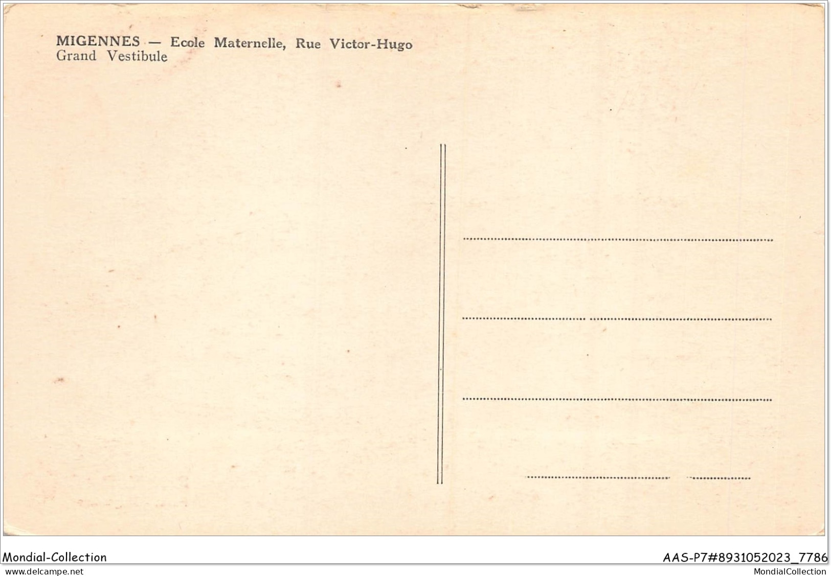 AASP7-0617 - MIGENNES - Ecole Maternelle - Rue Victor Hugo - Migennes