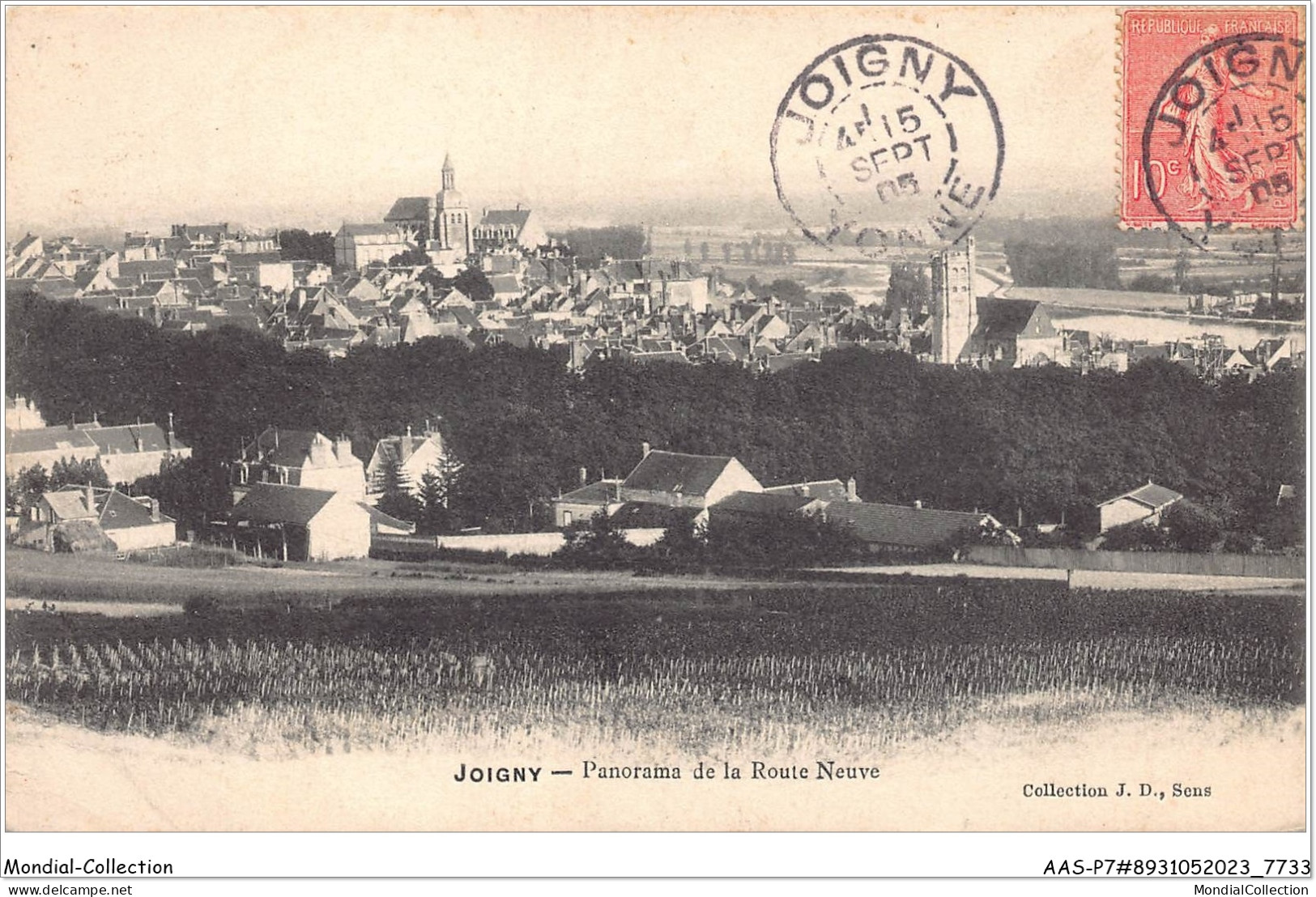 AASP7-0591 - JOIGNY  - Panorama De La Route Neuve - Joigny