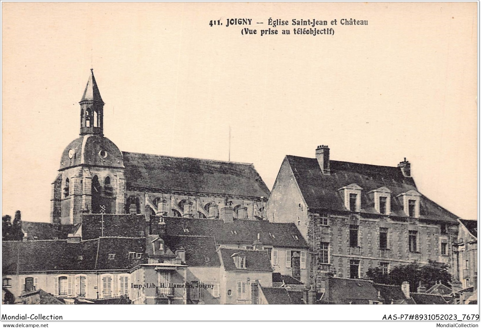 AASP7-0564 - JOIGNY - Eglise Saint-jean Et Chateau - Joigny