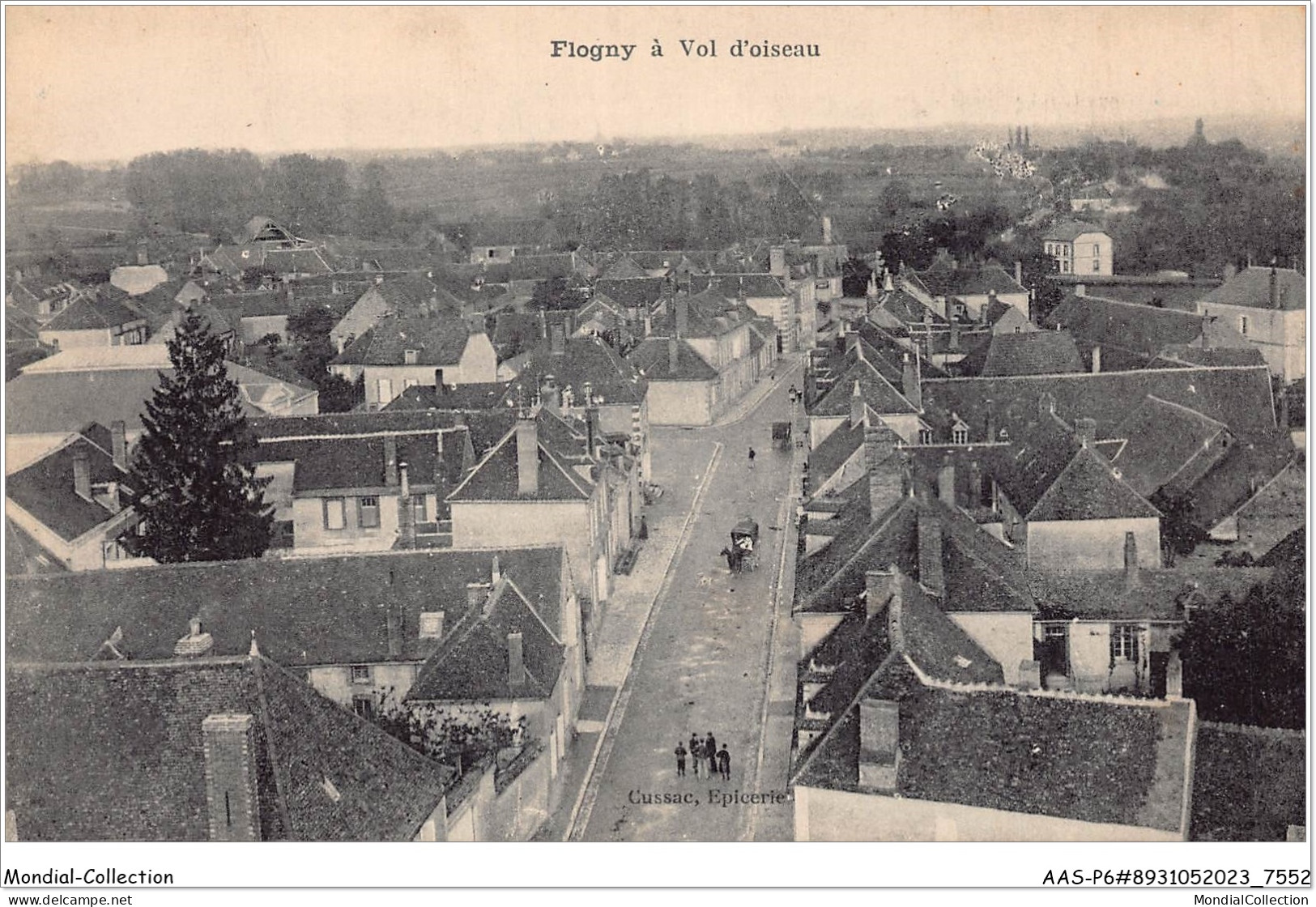 AASP6-0500 - FLOGNY - A Vol D'oiseau - Flogny La Chapelle