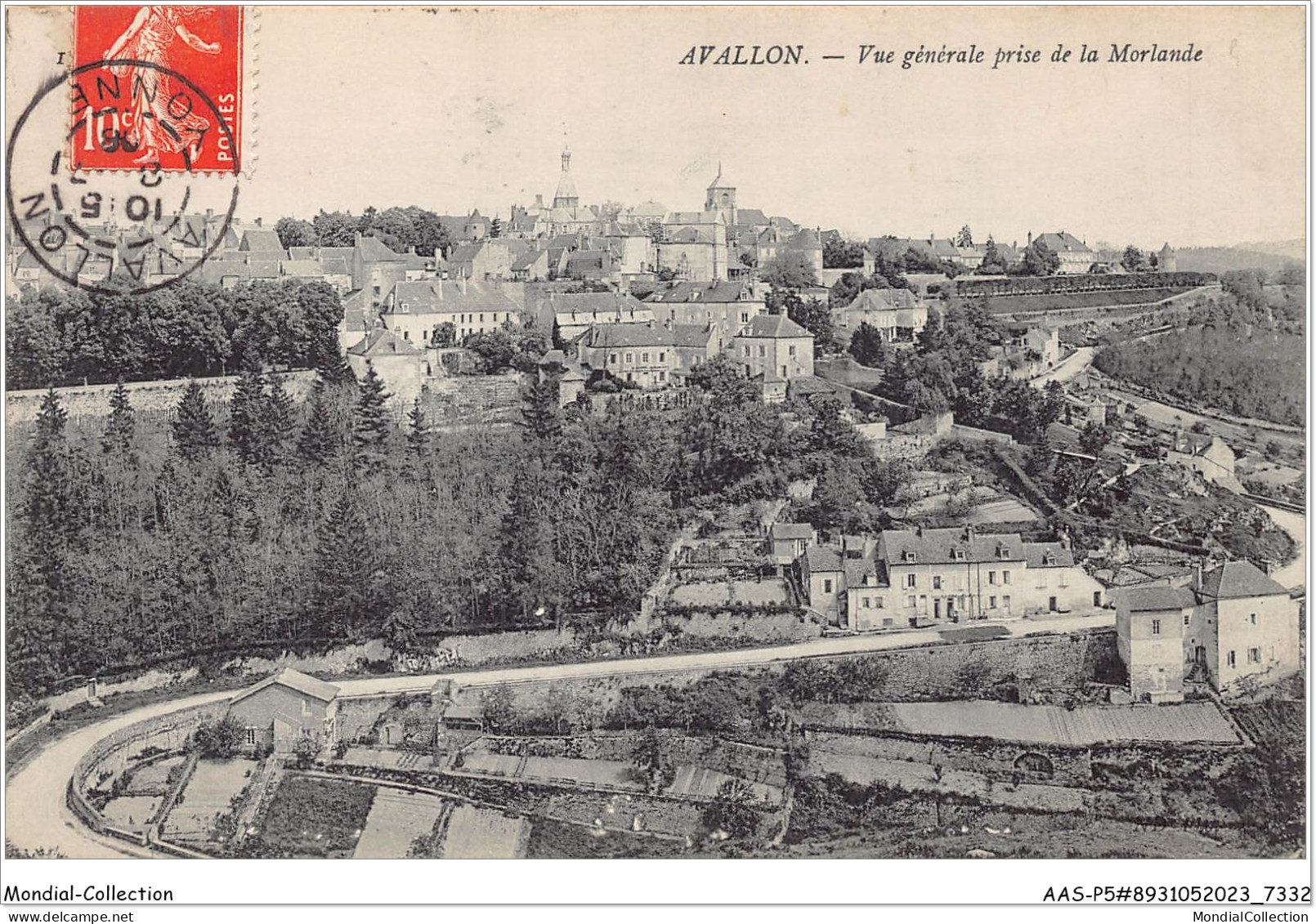AASP5-0390 - AVALLON - Vue Generale Prise De La Morlande - Avallon