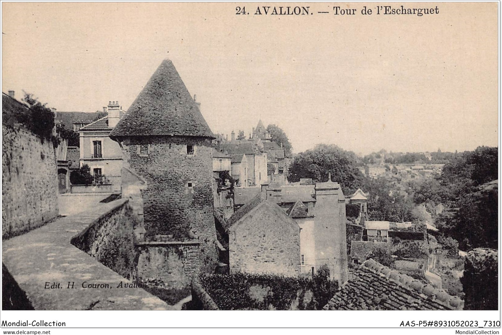 AASP5-0379 - AVALLON - Tour De L'escharguet - Avallon