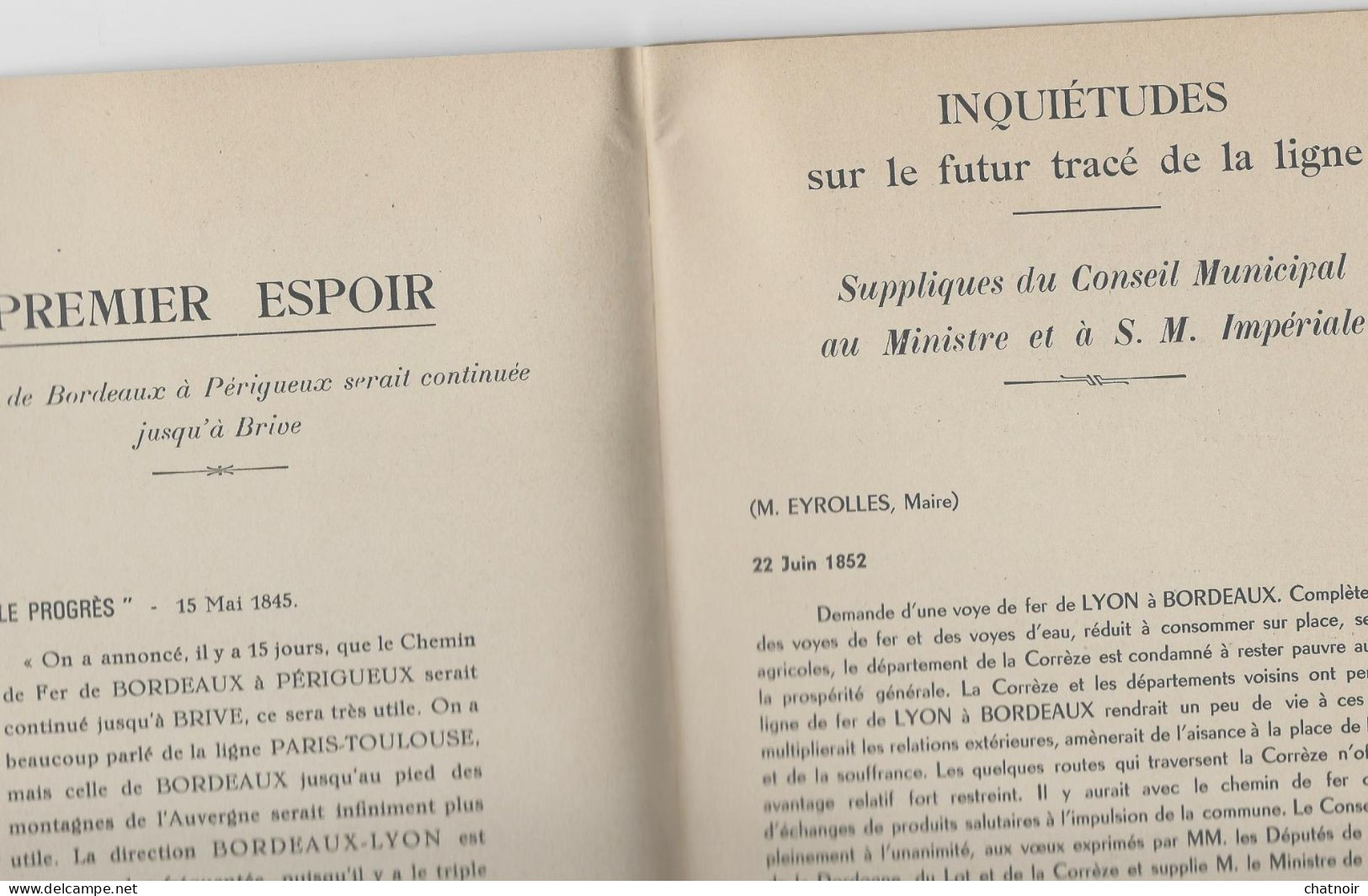 Doc De 40 Pages  BRIVE LA GAILLARDE Centenaire  De L'inauguration Du Chemin De Fer  1960 + Oblitération Temporaire - Chemins De Fer