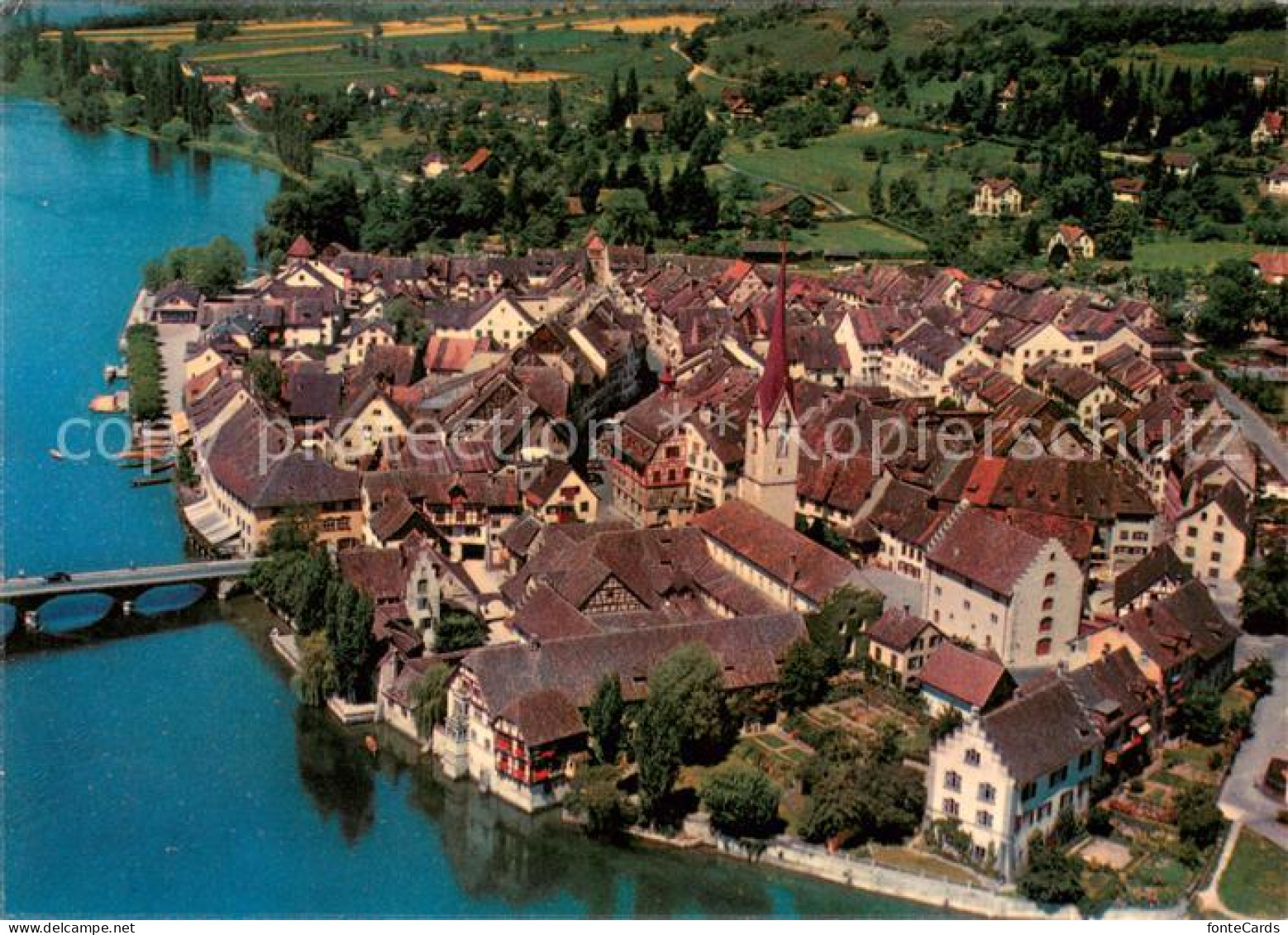 13627028 Stein Rhein Fliegeraufnahme Stein Rhein - Other & Unclassified