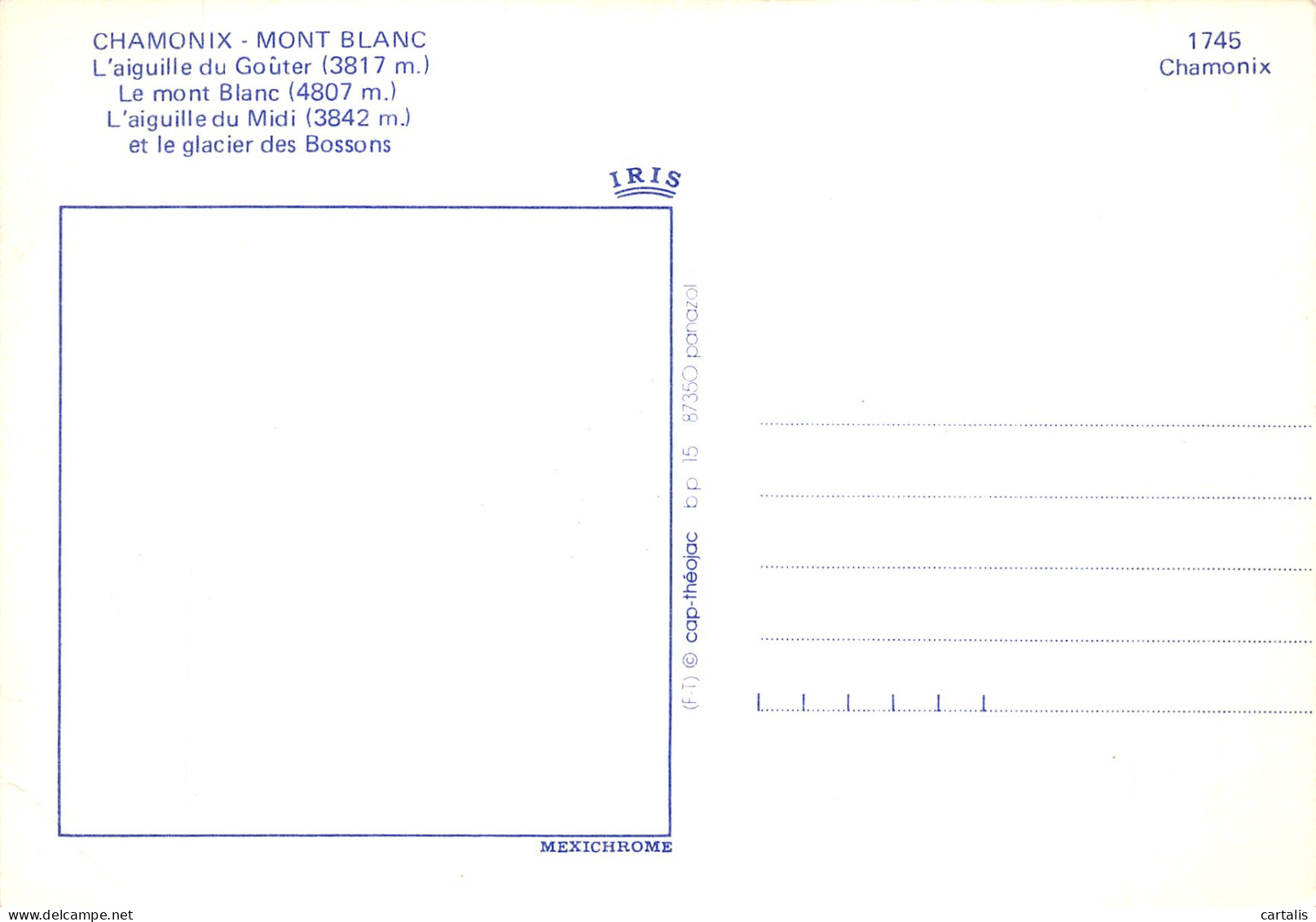 74-CHAMONIX MONT BLANC-N° 4409-C/0033 - Chamonix-Mont-Blanc