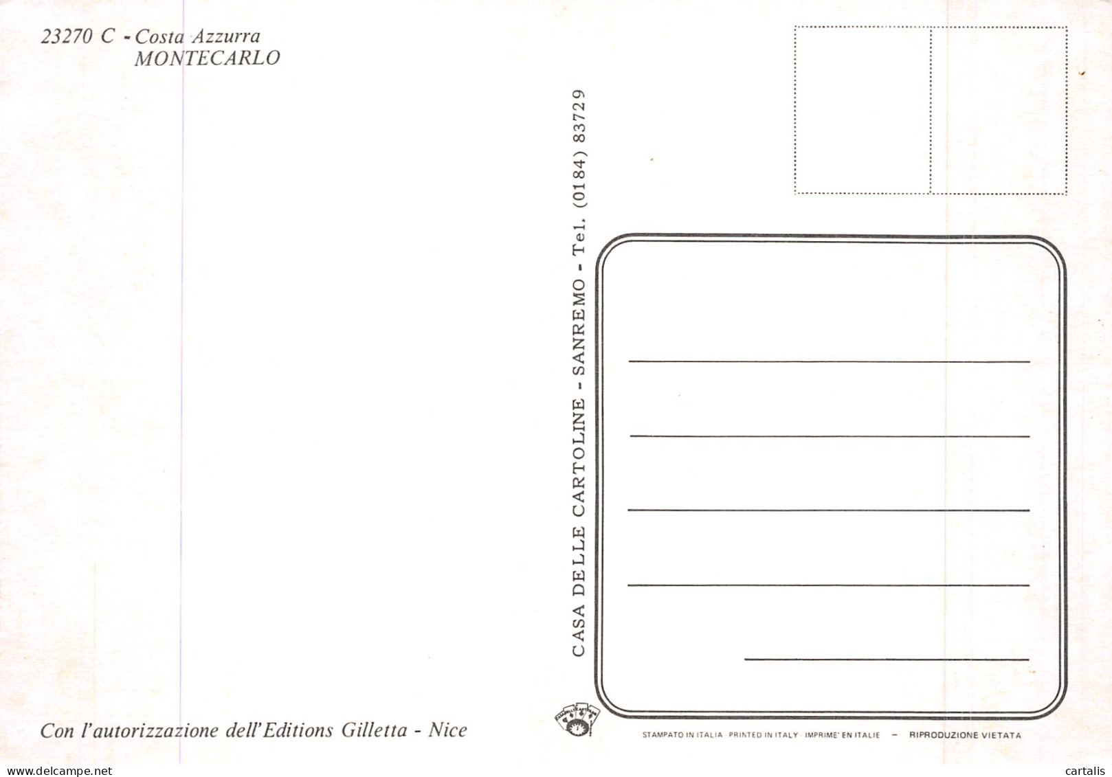 98-MONACO-N° 4409-C/0023 - Other & Unclassified