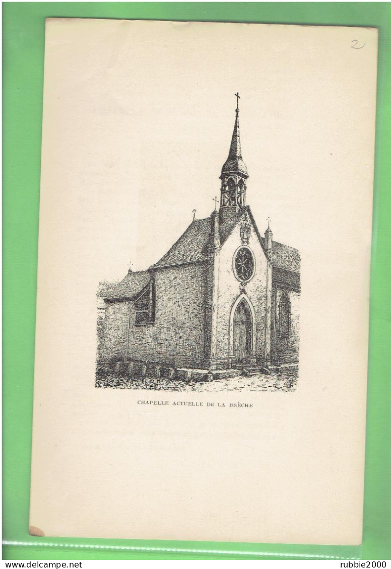 1897 CHARTRES CHAPELLE ACTUELLE DE LA BRECHE EURE ET LOIR - Centre - Val De Loire