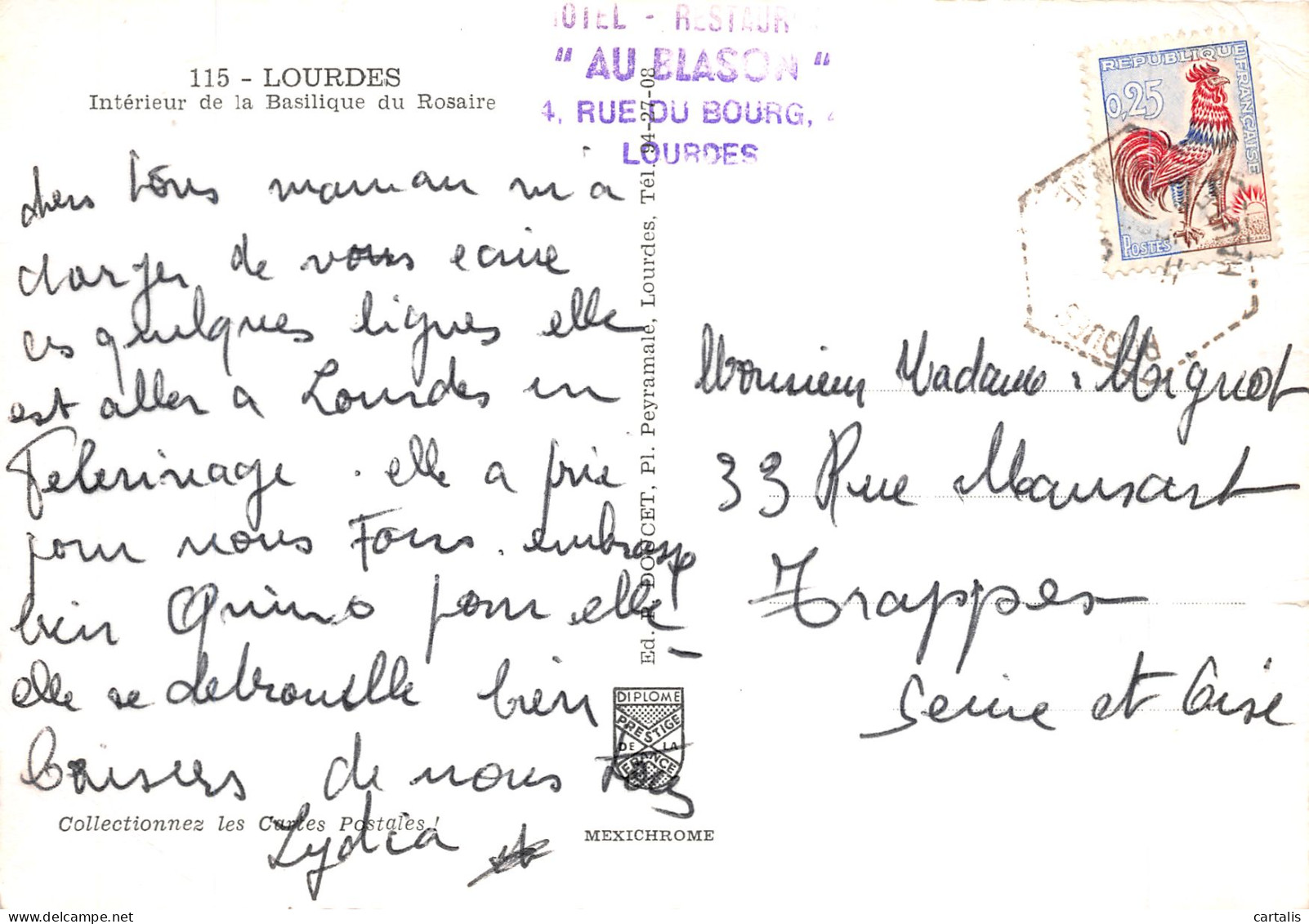 65-LOURDES-N° 4409-B/0085 - Lourdes