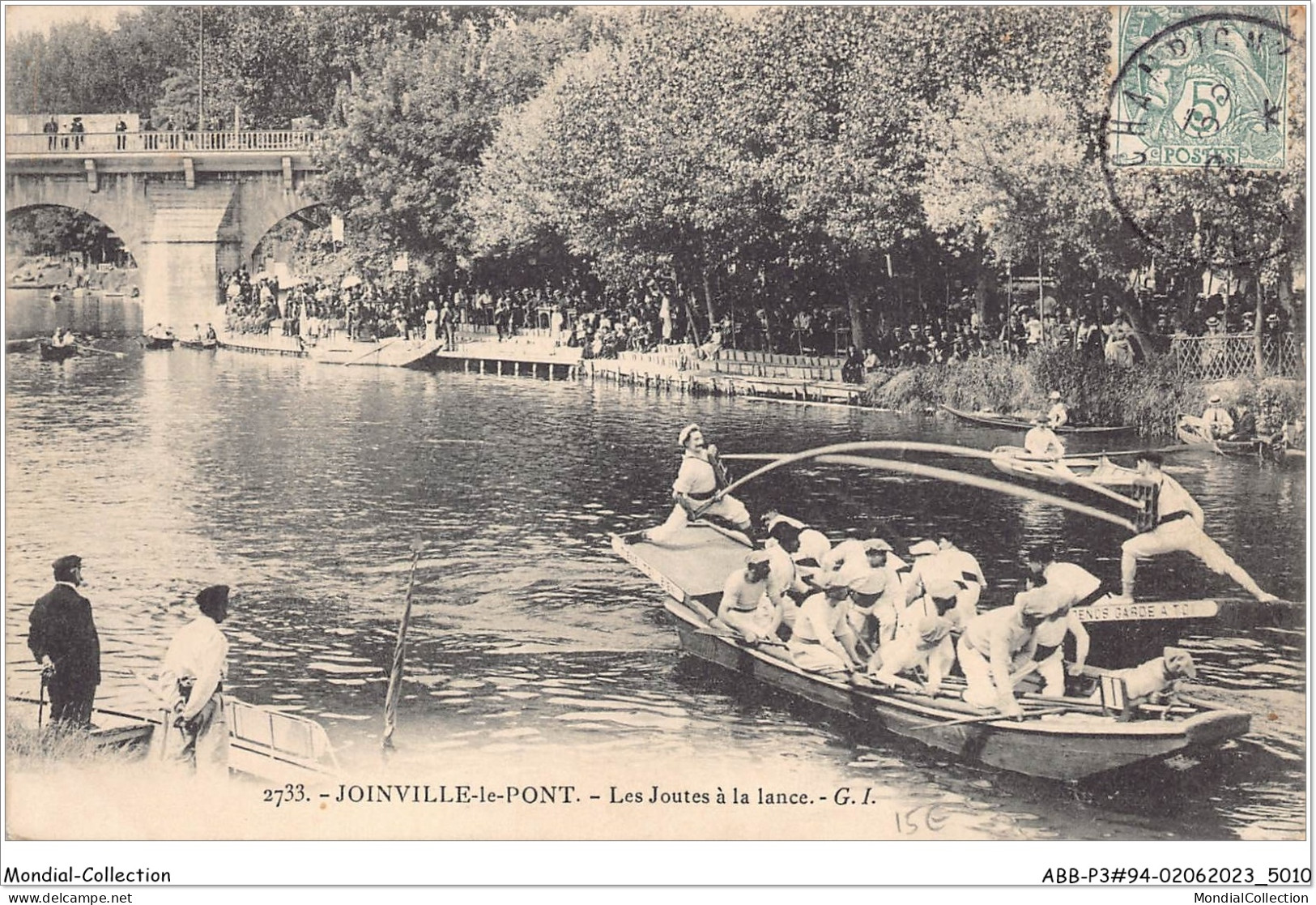 ABBP3-94-0273 - JOINVILLE-LE-PONT - Les Joutes A La Lance - Joinville Le Pont