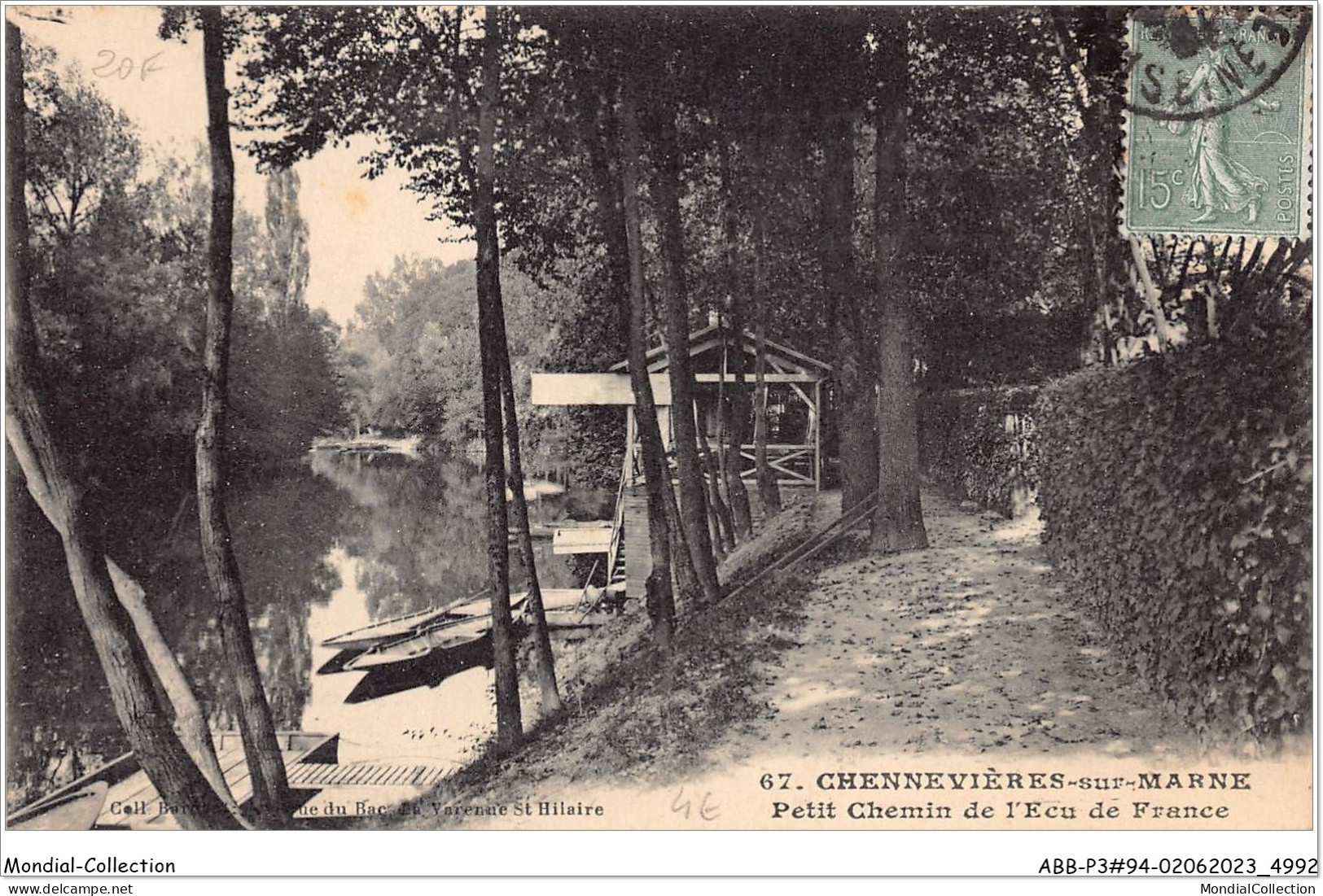 ABBP3-94-0264 -  CHENNEVIERES -SUR-MARNE - Petit Chemin De L'ecu De France - Chennevieres Sur Marne